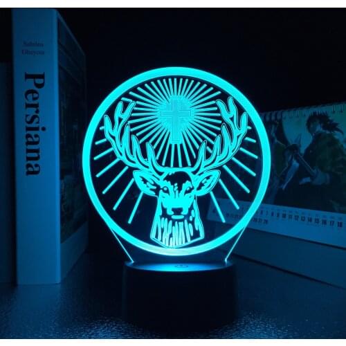 Jagermeister 10th Anniversary Deal Touch Remote Usb and Battery Powered Nightlight 16 Colors Changing Led Night Light Lamp