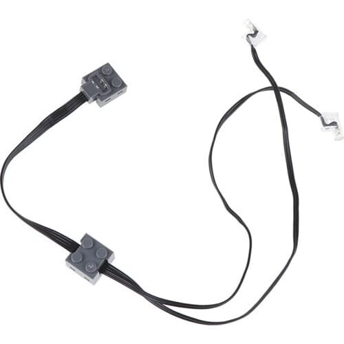 New 37CM Technic Power Function 8870 LED Light Link Line Cable For Lego Train Vehicle