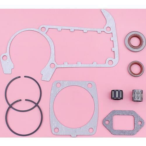 Crankcase Cylinder Muffler Gaskets Kit For Stihl MS 361 Chainsaws 1135 029 0500 1135 029 2300 Oil Seal Piston Bearing Rings