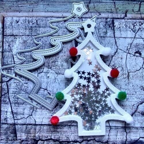 KLJUYP Christmas Tree Metal Cutting Dies Scrapbook Paper Craft Decoration dies scrapbooking