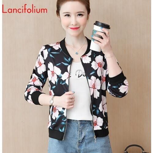 Lancifolium Women's Black Bomber Jackets