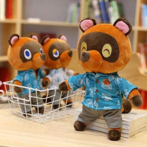 Hot New Animal Crossing Plush Toy Game Animal Crossing Tom Nook Soft Stuffed Anime Plushie Toys Children Kids Gifts