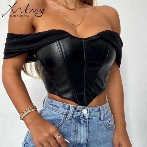 Женские укороченные майки MiuKoMiYa China At AliExpress