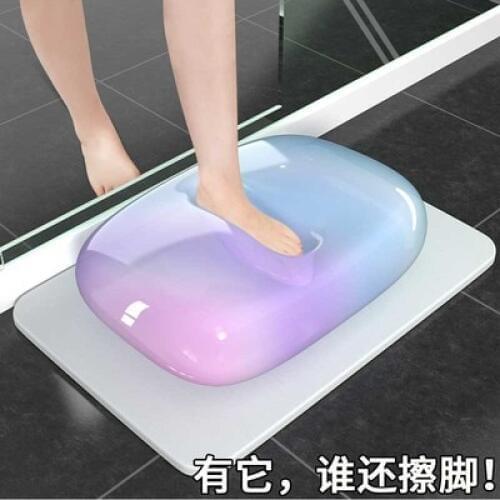 Encyclopedia of bathroom supplies, toilet home multi-functional creative toilet mats, water-absorbing artifact bathroom supplies