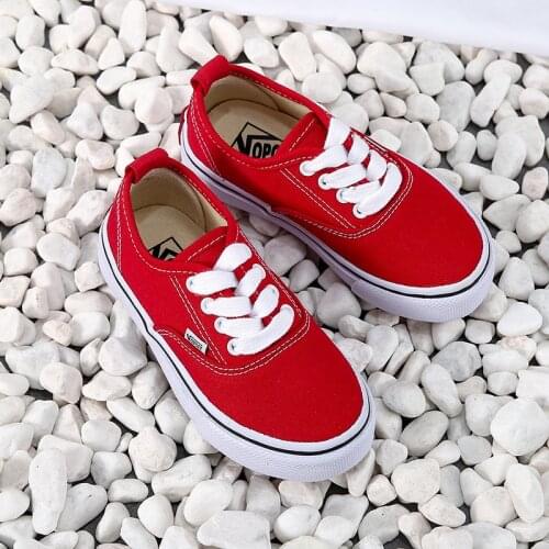 Korean Fashion Boy and Girl Shoes Spring 2021 Low-top Casual One-step Childrens Canvas Shoes New Flats Family Matching Shoes