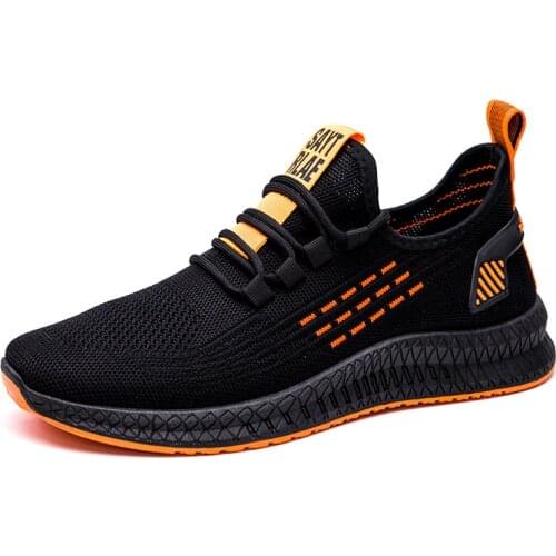 Mens Sport Shoes 2021 Summer Autumn Casual Running Sneakers Mens Mesh Breathable Running Sneakers Shoes Outdoor Flat Footware