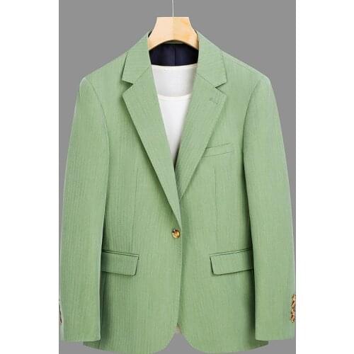 2021 New Mens Fashion Luxury Suit Jacket Men Business Casual Slim Wedding Dress Spring Autumn Prom Banquet Suit Jacket Blazers