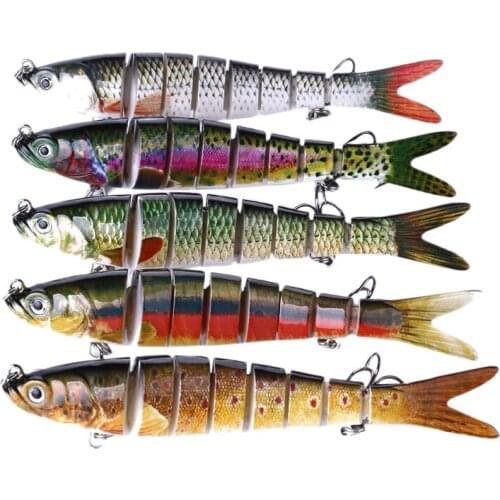 Fishing Lures Multi Jointed Swimbaits Slow Sinking Bait Artificial Lifelike Hard Fishing Kit for Outdoor Fishing