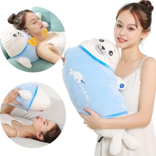 Seal Toy Massage Pillow Automatic Smart timing Neck Waist Back Multifunctional Home Pillow