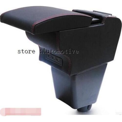 2015 2016 2017 for Renault CAPTUR microfiber leather center armrest car glove box car styling