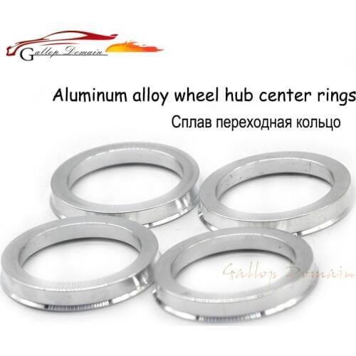 4pieces/lots 73.1-56.1 Hub Centric Rings OD=73.1mm ID= 56.1mm Aluminium Wheel hub rings Free Shipping Car-Styling