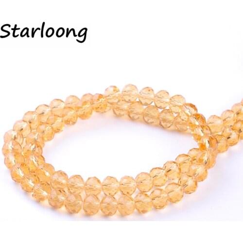 71pcs/lot 8mm Excellent quality multicolors Rondelles Crystal Glass Beads Loose Spacer Bead for DIY Jewelry Making