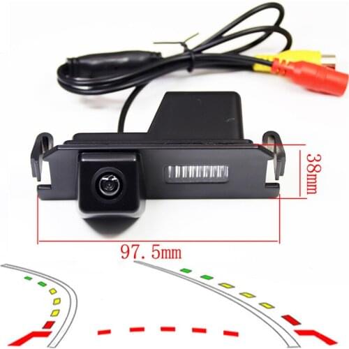 Dynamic Trajectory Car Rear View Reversing Camera For Hyundai I30 Rohens Solaris Genesis Coupe Elantra Verna For Kia Soul K2 RIO