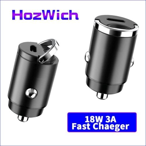 HozWich 18W/30W 3A/5A Car Charger USB PD Fast Charger SCP AFC Fast Charging Mini Adapter For Cellphones