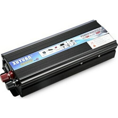 5Pcs/Lot Car Accessories 2000W Power Inverter DC 12V AC 220V Car Converter Electronic USB Port