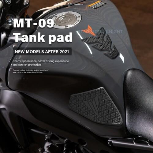 Side Fuel Tank pad Tank Pads Protector Stickers Decal Gas Knee Grip Traction Pad Tankpad For Yamaha MT-09 MT 09 MT09 from 2021