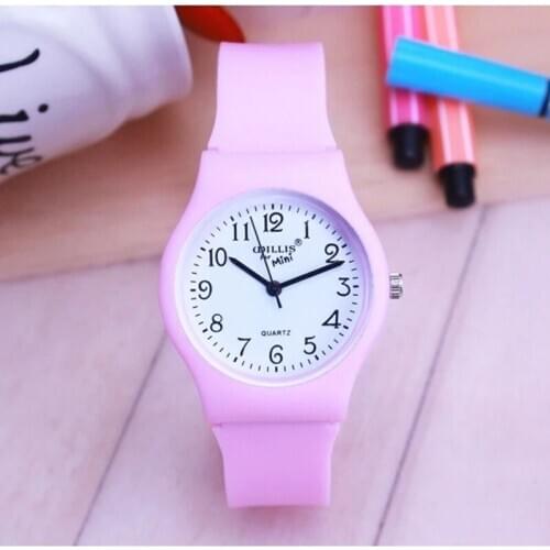 New Fashion Simple Transparent Quartz Watch Waterproof Silicone WristWatch Students Water Resistant Children Analog Montre Clock