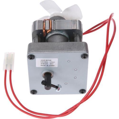 DRELD 2.0 RPM Barbecue Auger Motor For Pit Boss Electric Wood Pellet Grill Gear Motor BBQ Oven Stove Fireplace Parts Replacement