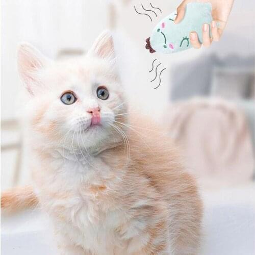 50Pcs/lot Catnip Toys Funny Interactive Plush Pet Kitten Chewing Toy Claws Thumb Bite Mint CatsTeeth Toys Cat Accessories