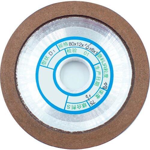 JLI D1 80mm 150/180/240/320/400 Grain Grinding Disc Diamond Grinding Wheel Dish Grinding Wheels Power Rotary Tool Accessories