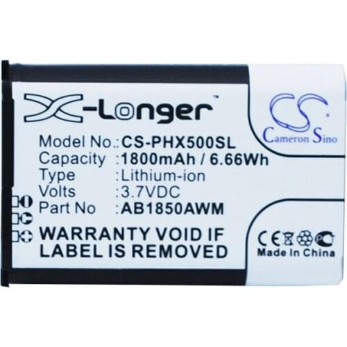 CameronSino for PHILIPS AB1720AWM AB1790AWM Xenium 9@9K 9A9K X500 AB1850AWM battery