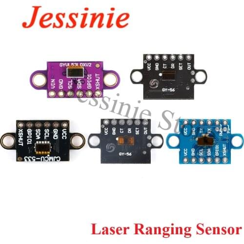 VL53L0X VL53L1X Time-of-Flight ToF Laser Ranging Sensor Breakout 940nm VL53L3CX Laser Distance Module I2C IIC 3.3V/5V