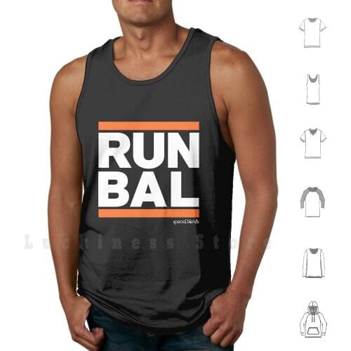 Run Baltimore Bal Tank Tops Vest 100% Cotton Baltimore Run Bal Run Running Bal Maryland Charm City The Wire Hip Hop