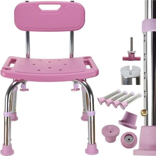 Medical Bathroom Stool Elderly Pregnant Kids Disabled Safe Anti-fall Bath Tub Shower Backrest Chair Camping Bench Seat Ottoman