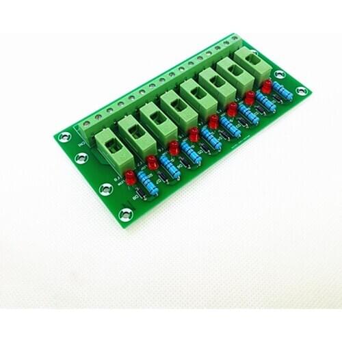 Fuse Module,8 Position Fuse Panel Mount Power Distribution Module Board