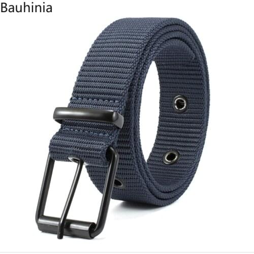 2021 New Hot-selling Outdoor Leisure Sports Mens Pin Buckle Belt Quick-drying 6-color 115x3.5cm Nylon Tactical Belt