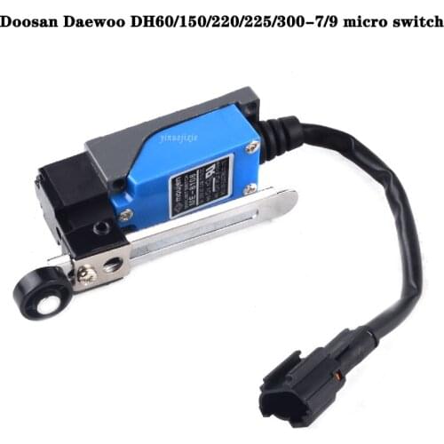 The new high-quality excavator parts are suitable for Doosan Daewoo DH60/150/220/225/300-7/9 pilot hydraulic lock micro switch