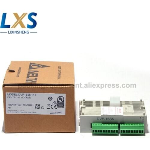 Original Delta SS Series PLC DVP16SM11N DVP16SN11T 16-Point Expansion Module