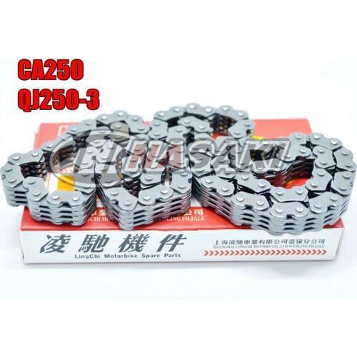 Original matching FOR Honda gold Prince 250 earth Eagle king QJ250-3 CA250 when the regulation chain 4 * 5 * 98L