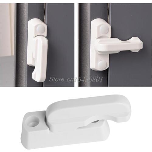 Plastic Child Safe Security Window Door Sash Lock Safety Lever Handle Sweep Latch S08 Wholesale&DropShip
