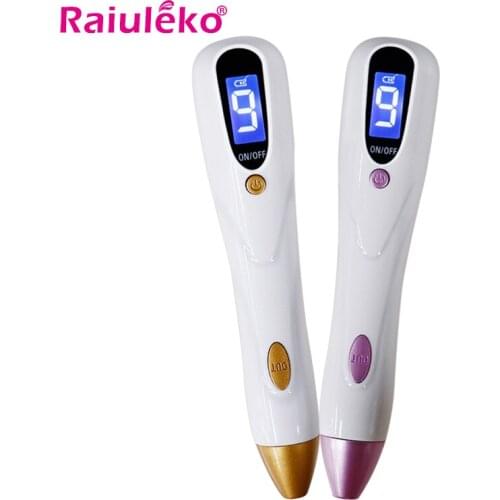 Portable Rechargeable Laser Dark Spot Tattoo Remover Plasma Pen Wart Freckle Removal Tag Beauty Care Device Face Massage Machine