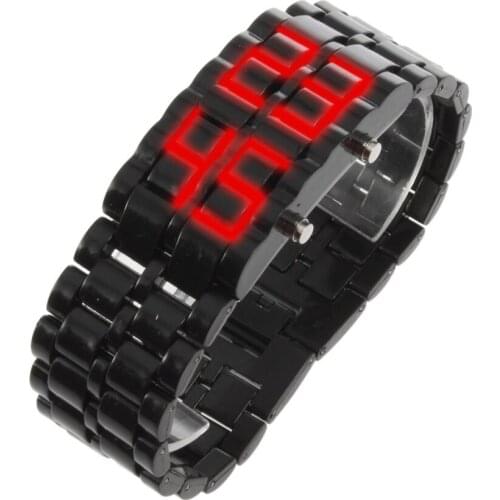 FULL-LED Digital Lava Wrist Watch for Men and Women