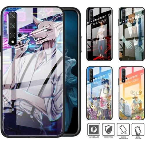 Tempered Glass Hot New Shell Luxury Cover Anime BEASTARS LOVE For Honor 30 20 10 9X 8X Pro Plus Lite Phone Case