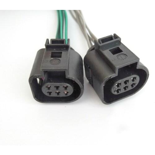 1J0973713 Car reversing radar/throttle plug harness connector with wire for Volkswagen Bora Sagitar Magotan CC Audi A6L A4L Q5