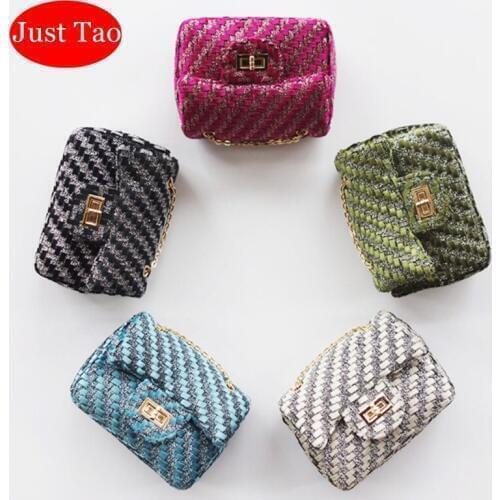 DHL Free Shipping Just Tao Kids Green messenger bags gIrls chic style shoulder Bag Toddlers Christmas Bag Cheap wallets JTD028