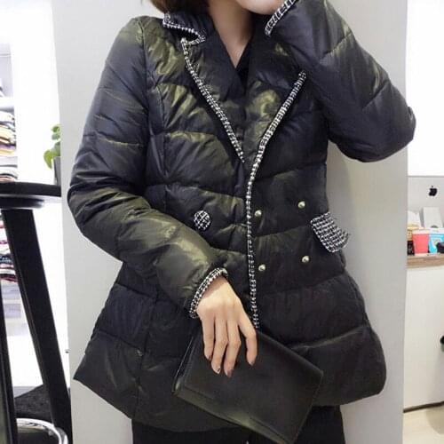 Winter Women Parkas jacket Autumn Winter 2020 matte fabric thick warm female parkas jacket Casual Solid winter outwear jackets