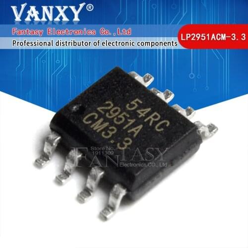 10pcs LP2951ACM-3.3 SOP8 LP2951ACM LP2951 SOP-8 2951A CM3.3