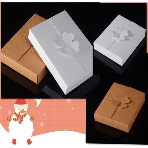 12Pcs/Lot 16x12.6x2.5cm Simple Style 2 Pure Color Paper Jewelry Gifts Boxes Packaging Food Petal Chocolates Accept Custom Logo