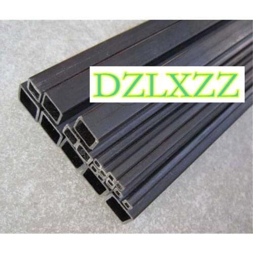 2PC-6PCS carbon fiber square tube 3-60MM Carbon Fiber Outer square Inner Square Tube 500mm