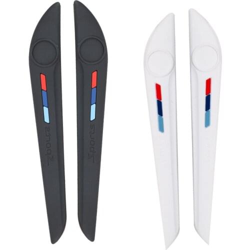 2 Piece/set Scratch Sticker Bumper Rear View Mirror Anti-Collision Strip Car Door Side Edge Protector Exterior Parts