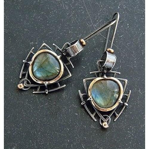 2021 Wholesale Love Shape Bizarre Jewelry Female Earrings European and American Fashion Lady Jewelry