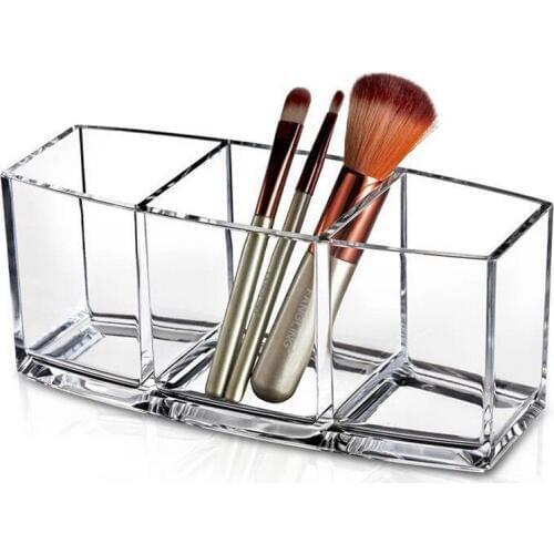 Acrylic Transparent Cosmetic Makeup Organizer Cosmetic Holder Storage Box Makeup Tool Brush & Accessory Organizer Organizer Box