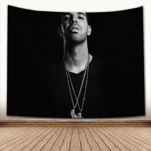 Aubrey Drake Graham Tapestry Wall Hanging Tapestries Farmhouse Home Party Wall Cover Decor College Dorm Wall Carpet New Arrival