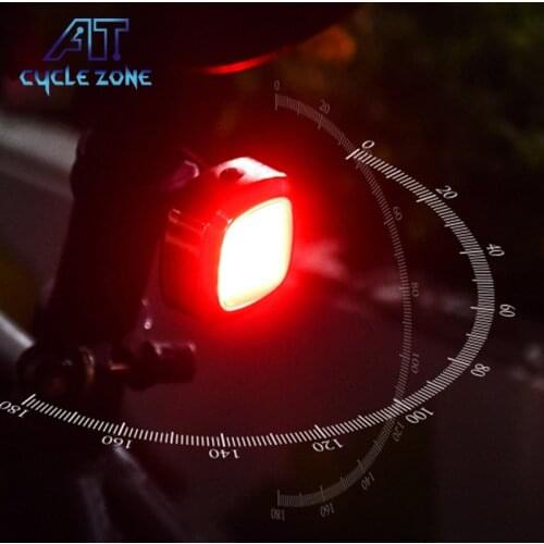 Auto Stop Brake Sensing Bike Light Rear Smart Bicycle Light 5 Molds Waterproof LED USB Mountain Road Taillight Lantern MTB Parts