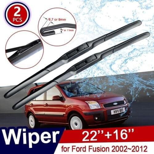 Car Wiper Blades for Ford Fusion 2002~2012 Europe Model Front Window Windscreen Windshield Wipers Car Accessories 2003 2006 2011