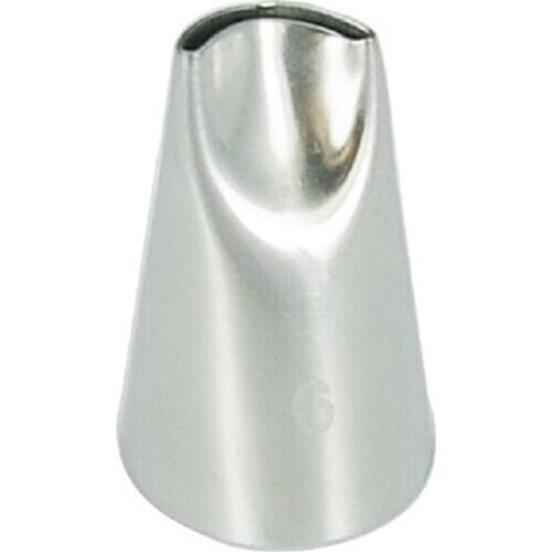 Free Shipping Stainless Steel 18/8 Petal Piping Nozzle Cake Decorating DIY Cupcake Icing Tips#61